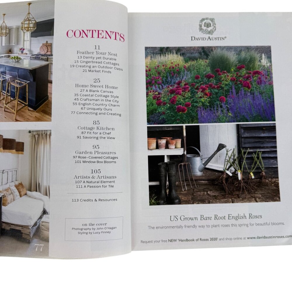 The Cottage Journal Magazine 2019 2020 Summer Spring French Issue Lot Of 3 Decor - Picture 11 of 12